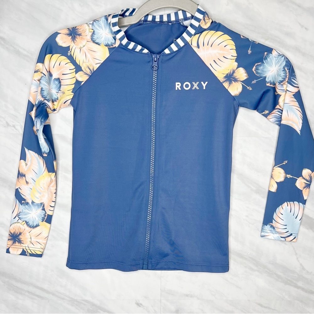 Roxy Girls UPF Rashguard Small/8